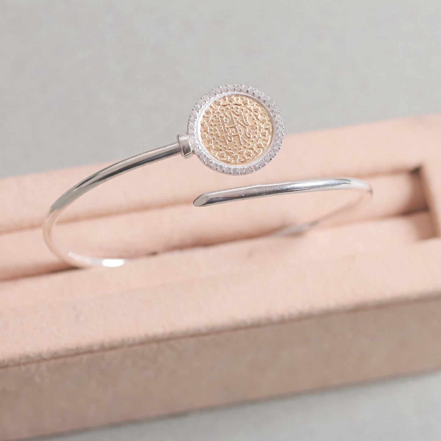 Gold Lira Bangle