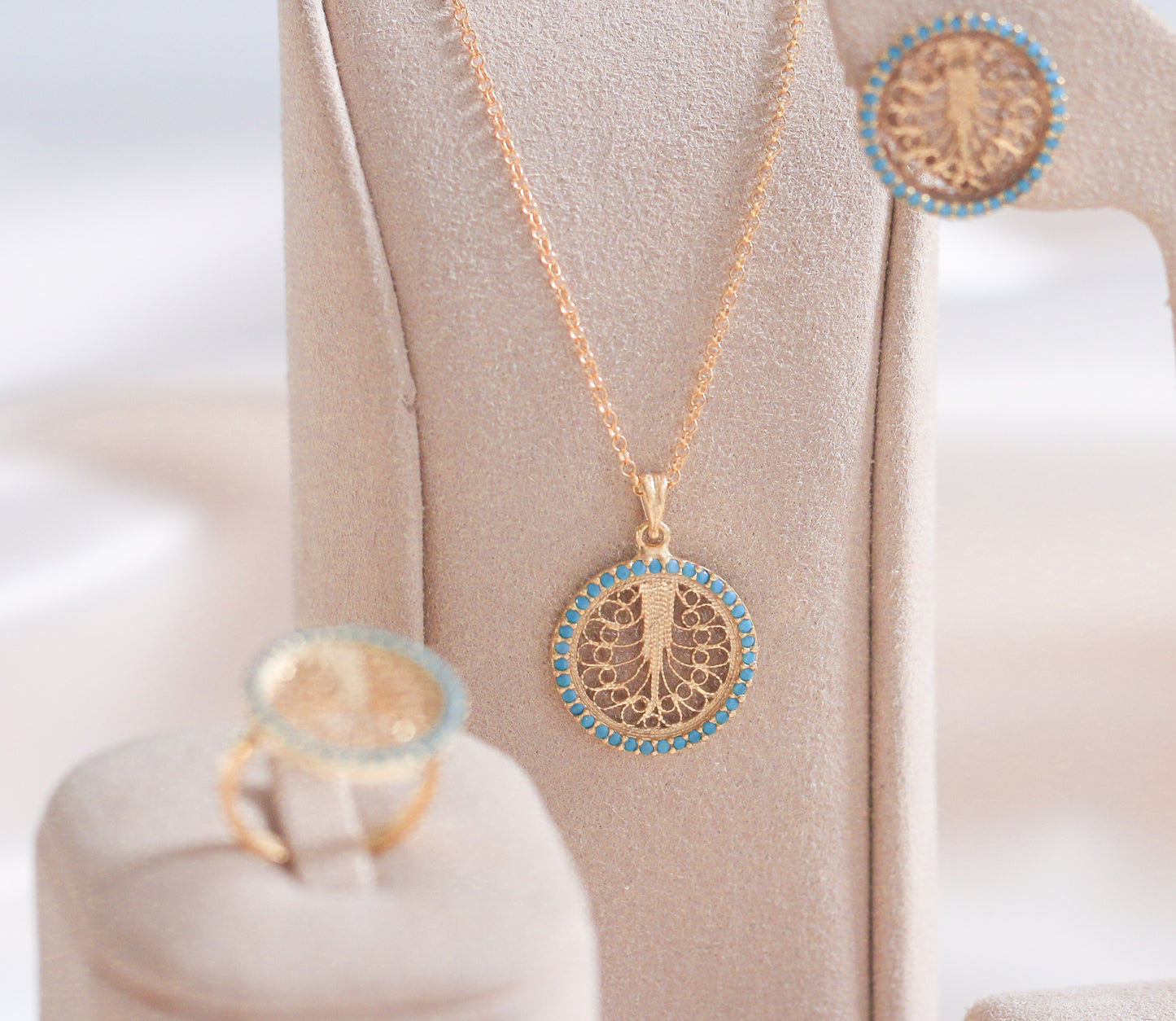New Fairuz Round Filigree Set