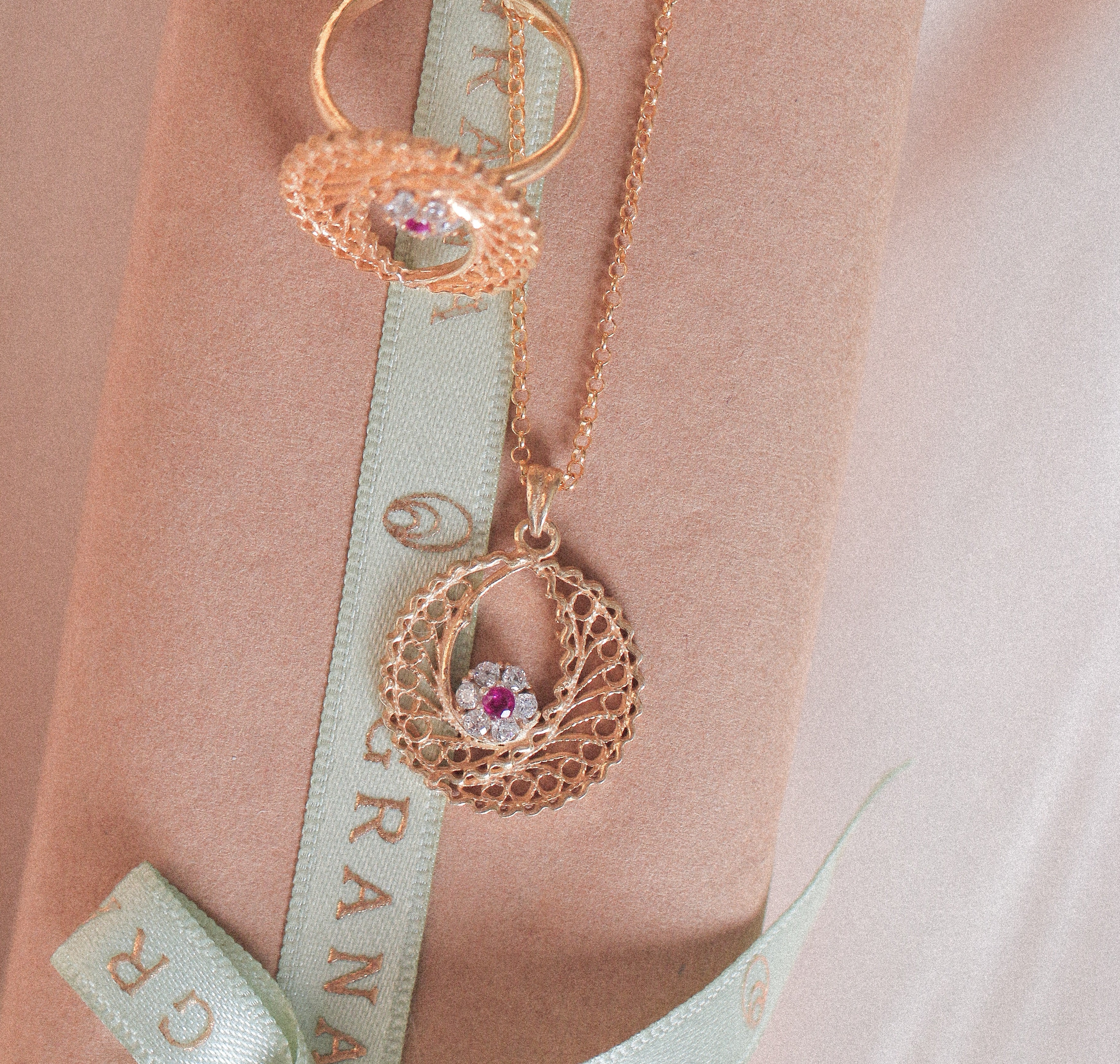 Round Filigree & Zahra Set