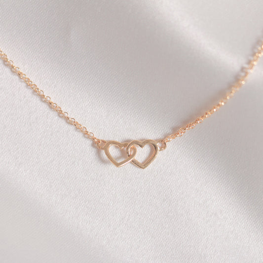 Intertwined Hearts Necklace