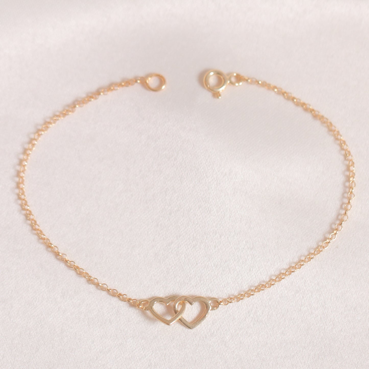 Intertwined Hearts Bracelet