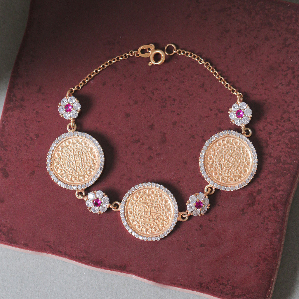 Red Zahra & Lira Bracelet
