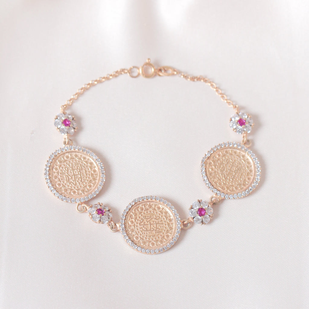 Red Zahra & Lira Bracelet