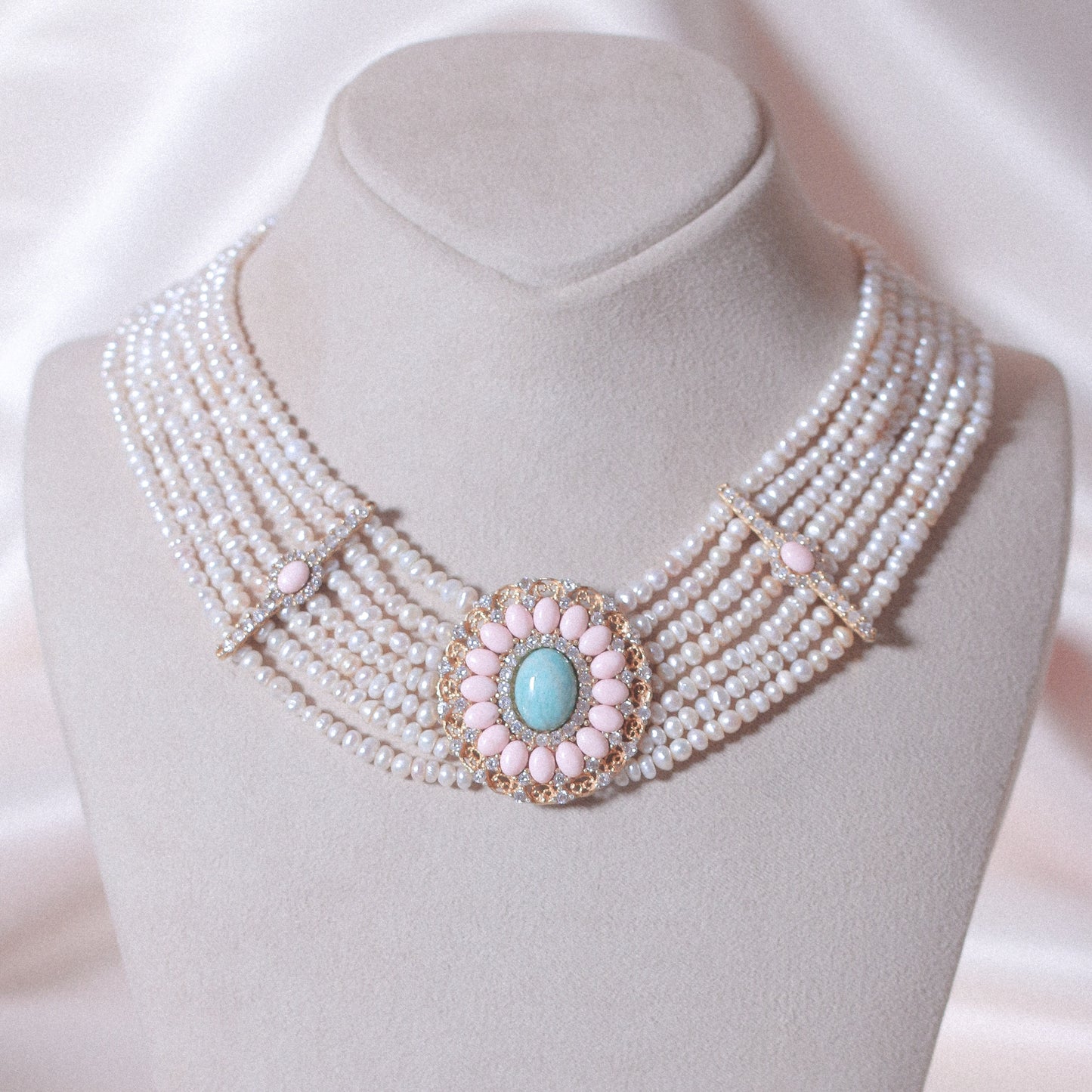 Coral's Halo Pearl Full Set