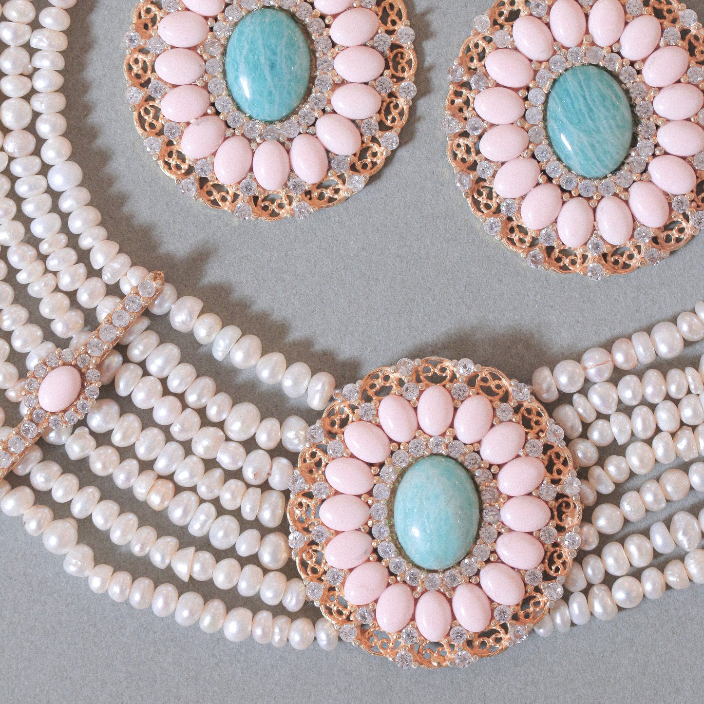 Coral's Halo Pearl Full Set