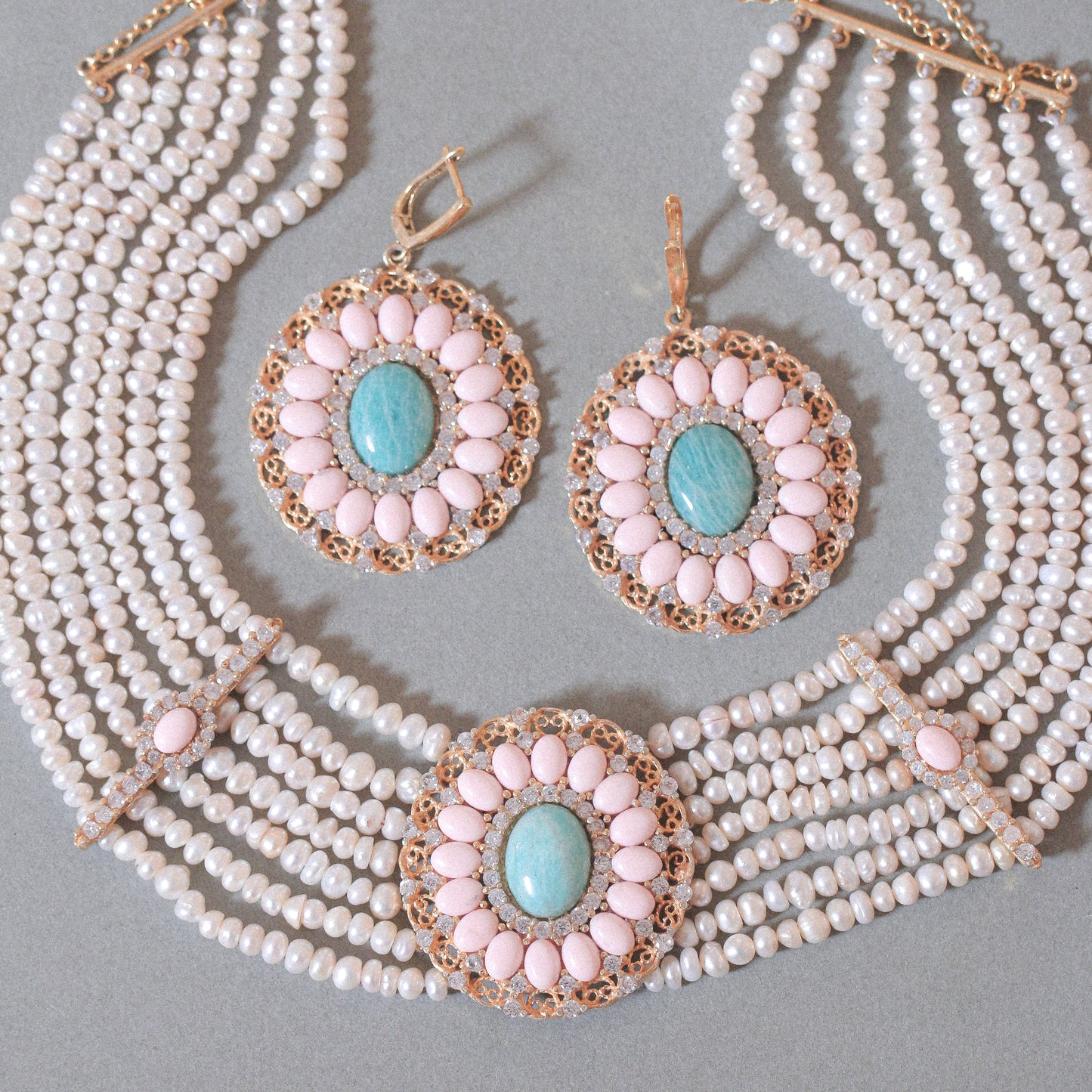 Coral's Halo Pearl Full Set