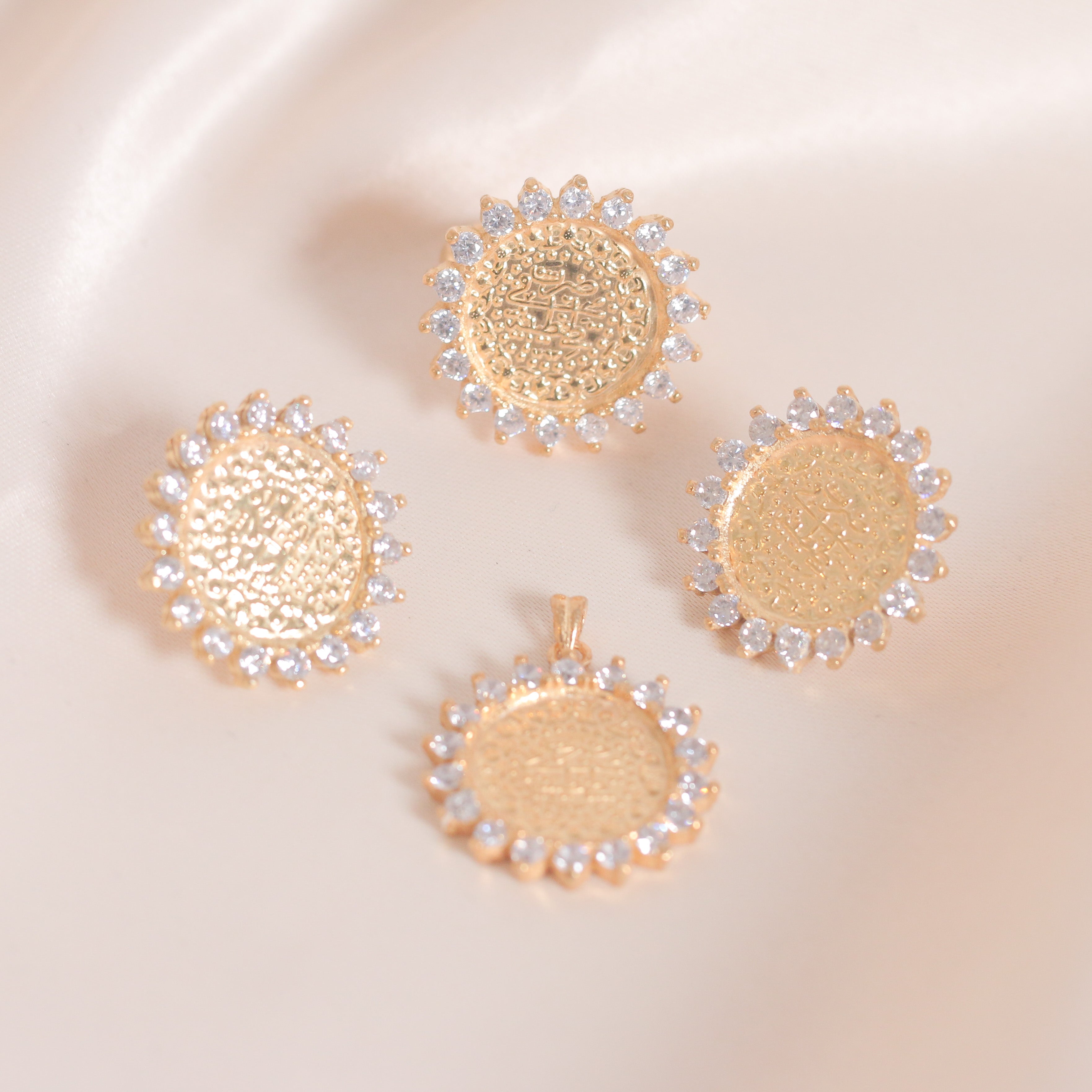 Sun White Zircon Lira Set