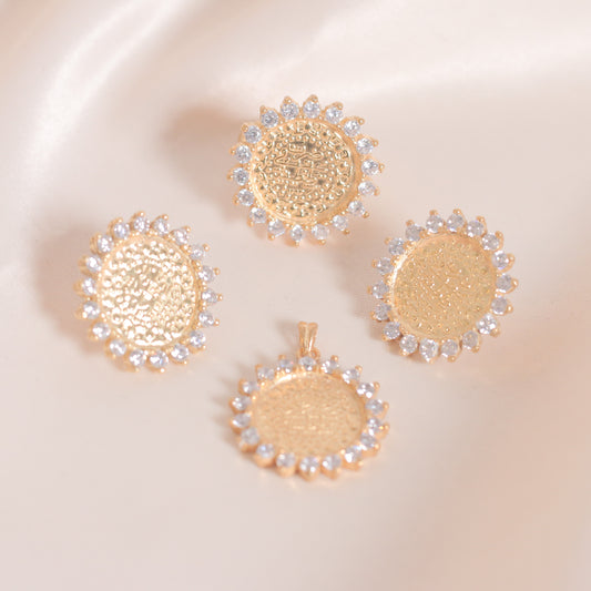 Sun White Zircon Lira Set