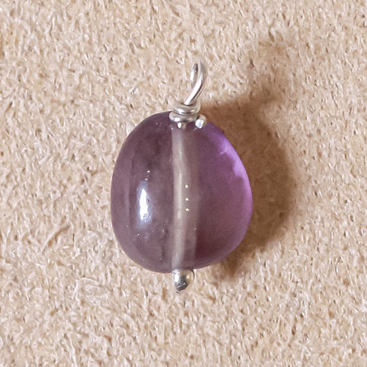 Amethyst Quartz Charm